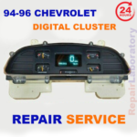 ✴REPAIR SERVICE✴ 94-96 CHEVY CHEVROLET CAPRICE IMPALA DIGITAL CLUSTER