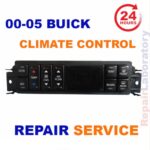 REPARE SERVICE 2000-2005 BUICK LESABRE, PARK AVE CLIMATE CONTROL
