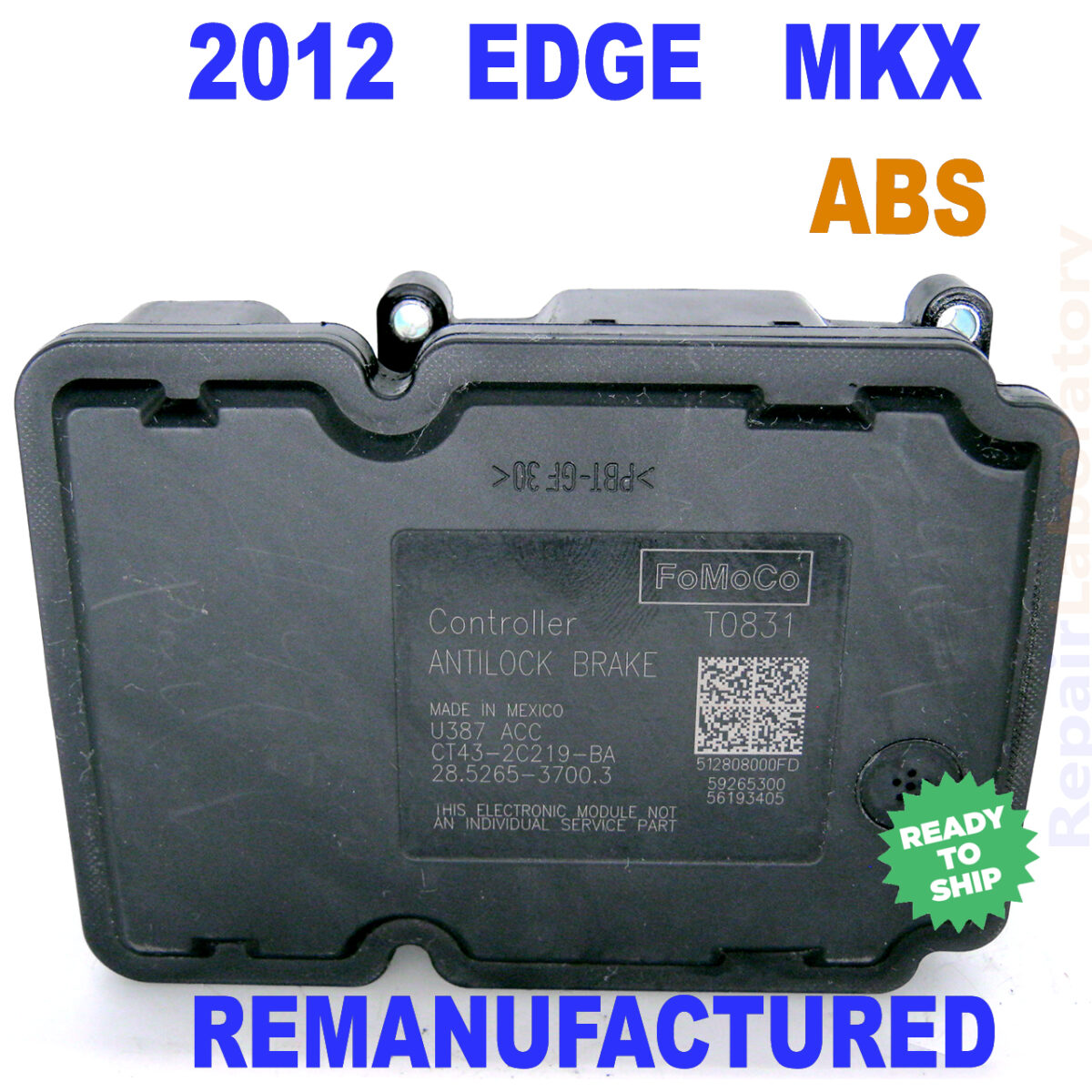 2012_ford_edge_lincoln_mkx_ABS_control_module_CT43-2C219-BA