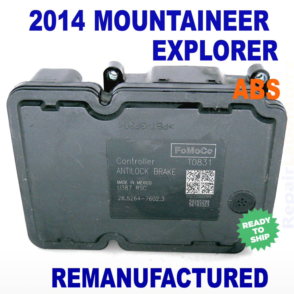 2014_explorer_mountainer_ABS_control_module_remanufactured