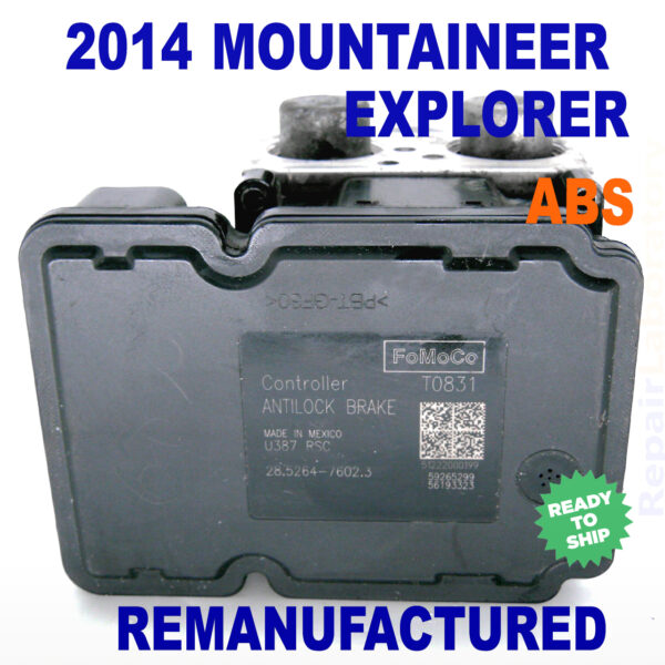 2014_explorer_mountainer_ABS_pump_control_module_remanufactured