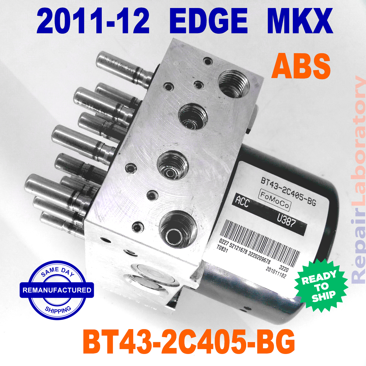 Rebuilt Ford ABS Hydraulic Unit (HCU) DT43-2C405-DA For 2011-2014 Edge, MKX W/o Adaptive Cruise