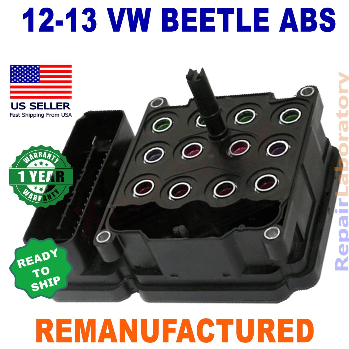 ✴REBUILT✴ 12-13 5C0907379C VW BEETLE ABS ESP Control Module - Image 2