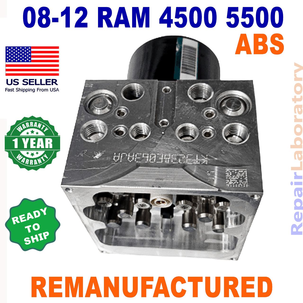 08-12_RAM_4500_5500_HCU ✴REBUILT✴ 68142223AA 2008-2012 Dodge RAM 4500 5500 Truck Pickup ABS Anti-lock Brake Hydraulic unit HCU - Image 1